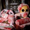 1 шт. 5 м/10 м/20 м Хэллоуин Кровавая марля Ткань Страшный Кровавый бинт Декор для дома с привидениями Предупреждающая линия Искусственная кровавая марля