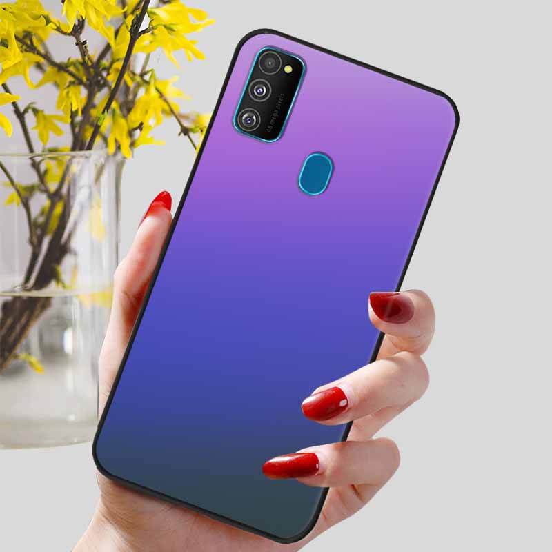 Чехол для Samsung Galaxy M21 Мягкий ТПУ Силиконовая Задняя Крышка для Galaxy A21S M30S M31 M 21 M21S M31S Чехлы для Телефонов Черные Оболочки Coques