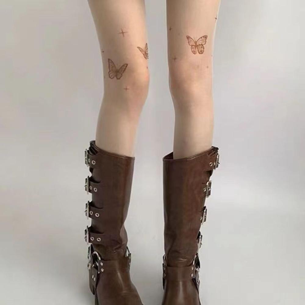 Колготки из бабочкового шелка, прозрачные, телесного цвета, винтажные, ультратонкие, летние