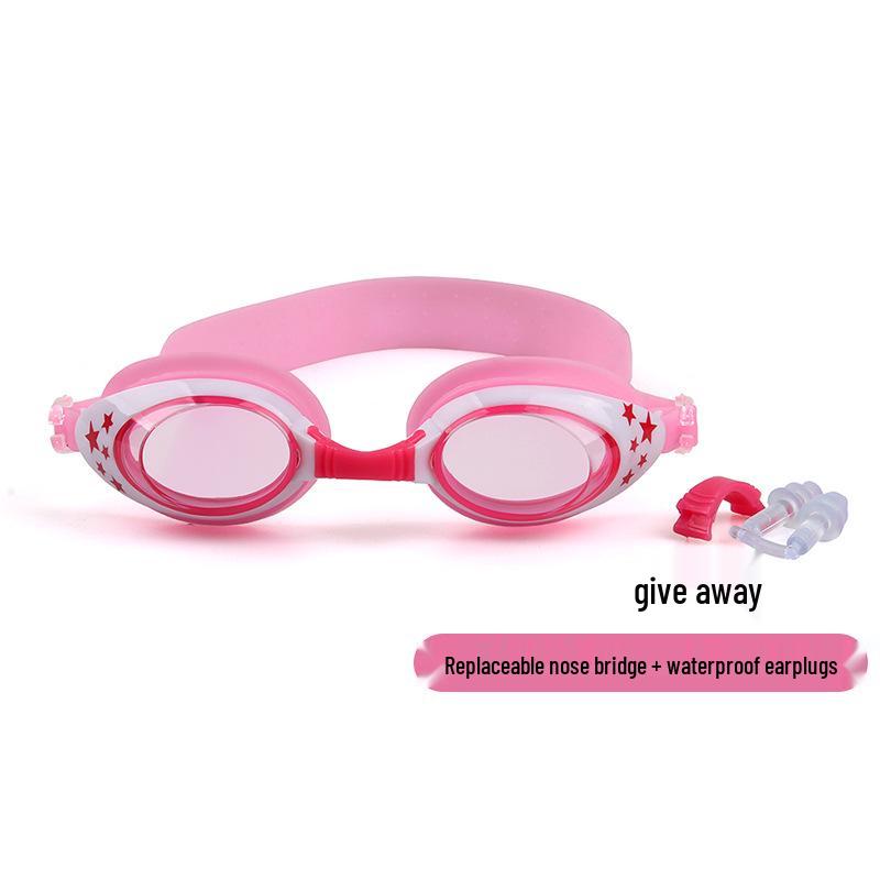 Детские очки для плавания с высокой четкостью и водонепроницаемостью, в коробке, для мальчиков и девочек