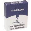 Sailor fountain pen Fountain Pen Dye Cartridge Ink Blue Black 13-0404-144