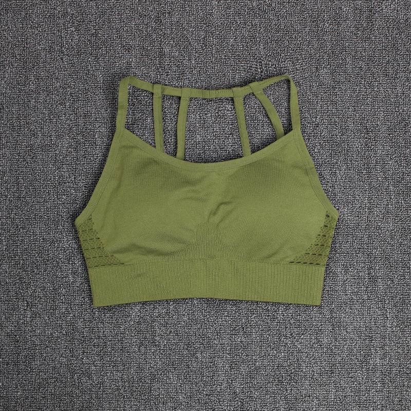 Дышащий спортивный бюстгальтер для женщин, эластичный спортивный топ, бесшовный жилет для фитнеса, бюстгальтер для йоги для бега