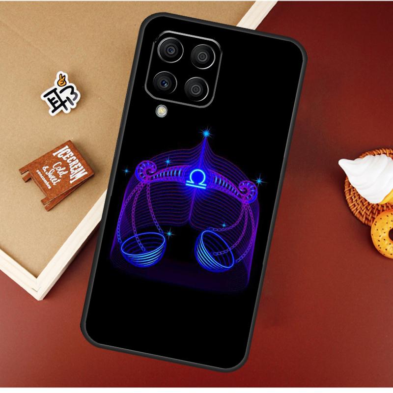 Чехол со знаком Зодиака Неон для Samsung Galaxy M16 M36 M56 M06 M52 M32 M12 M54 M34 M14 M35 M55 M15 M11 M31 M13 M53