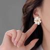 Изысканные Серьги-Гвоздики с Лепестками Неправильной Формы Новые Цветочные Серьги для Женщин
