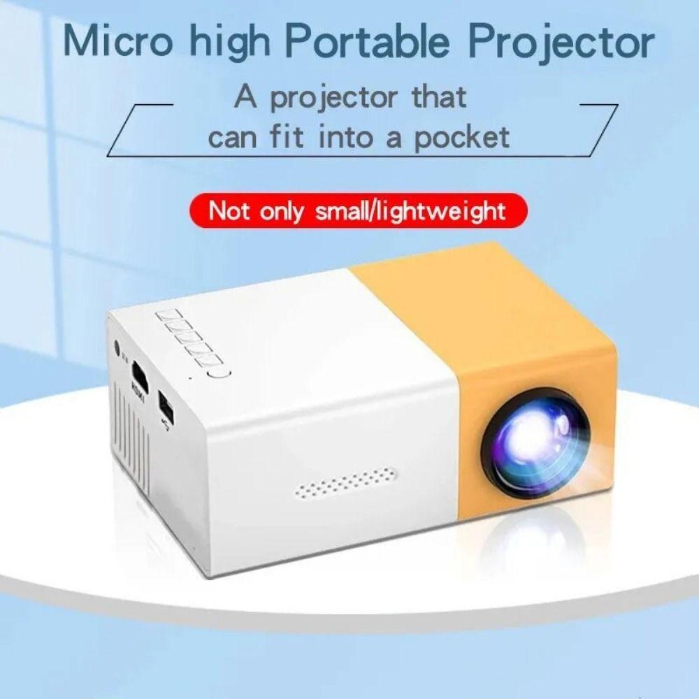 Remote Control Portable Projector 1080P Resolution Home Theater Projector Office Use