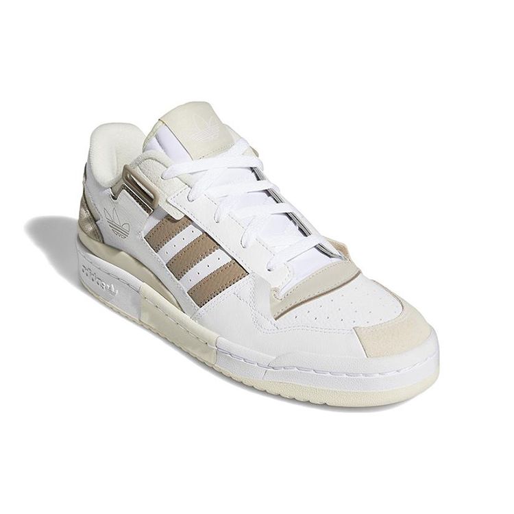 adidas Оригинальные кроссовки Originals Forum Exhibit Low из кожи с низким верхом, унисекс, молочно-белые GW6347