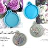 Crafts Clay Mold Cake Tools Christmas Ball Mold Keychain Molds Jewelry Making Tool Silicone Moulds