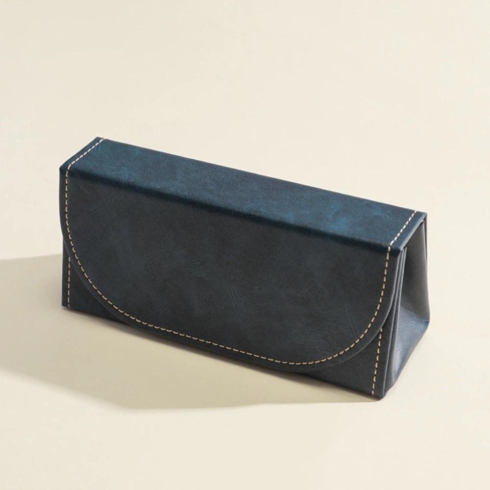 Portable Retro Style Glasses Case Pearl Velvet Inner Light Luxury Eyeglasses Case PU Leather Eyeglasses Holder Women