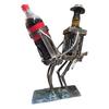Metal Wine Bottle Holder Saucy Figure Drink Holder Bar Tabletop Wine Rack for Decorative Display Wine Enthusiasts Gift