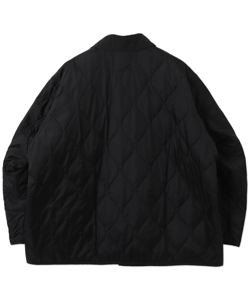 Unisex Quilted Blouson Outer Jacket BIG Oversized Big Silhouette Street Simple Military Plain Korean Gift Present Autumn Clothes Winter Clothes Spring