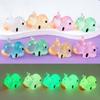 Cute Glowing Cow Resin Miniatures For Creative Landscaping And Table Decor