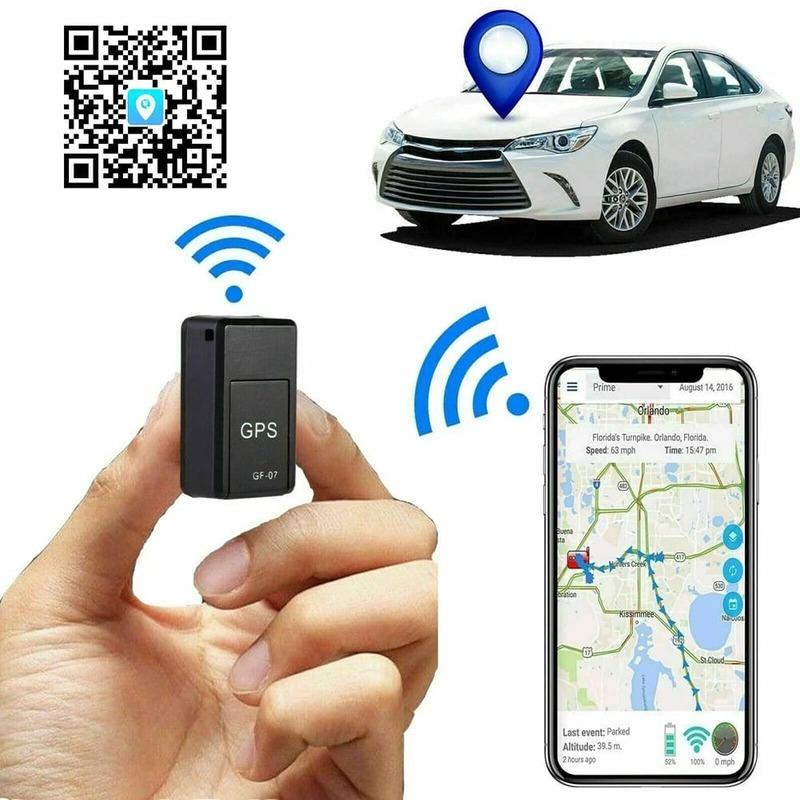New GF-07 Mini Car GPS Tracker Anti-Lost Device Real Time GPS Tracer Anti-Theft Locator Strong Magnetic Mount SIM Message Positioner