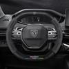Для 34 см Peugeot 3008 4008 5008 208 e208 2008 e2008 408 D-образной формы, вверх и вниз, из углеродного волокна и замши, автомобильные чехлы на руль