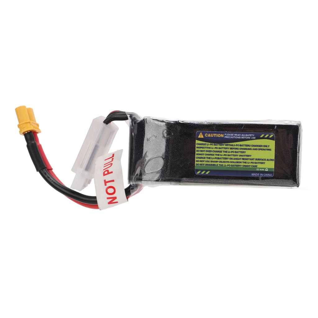 11.1V 600mAh 3S 75C Lipo Battery Pack with XT30 Plug RC Battery for RC Airplane Drones