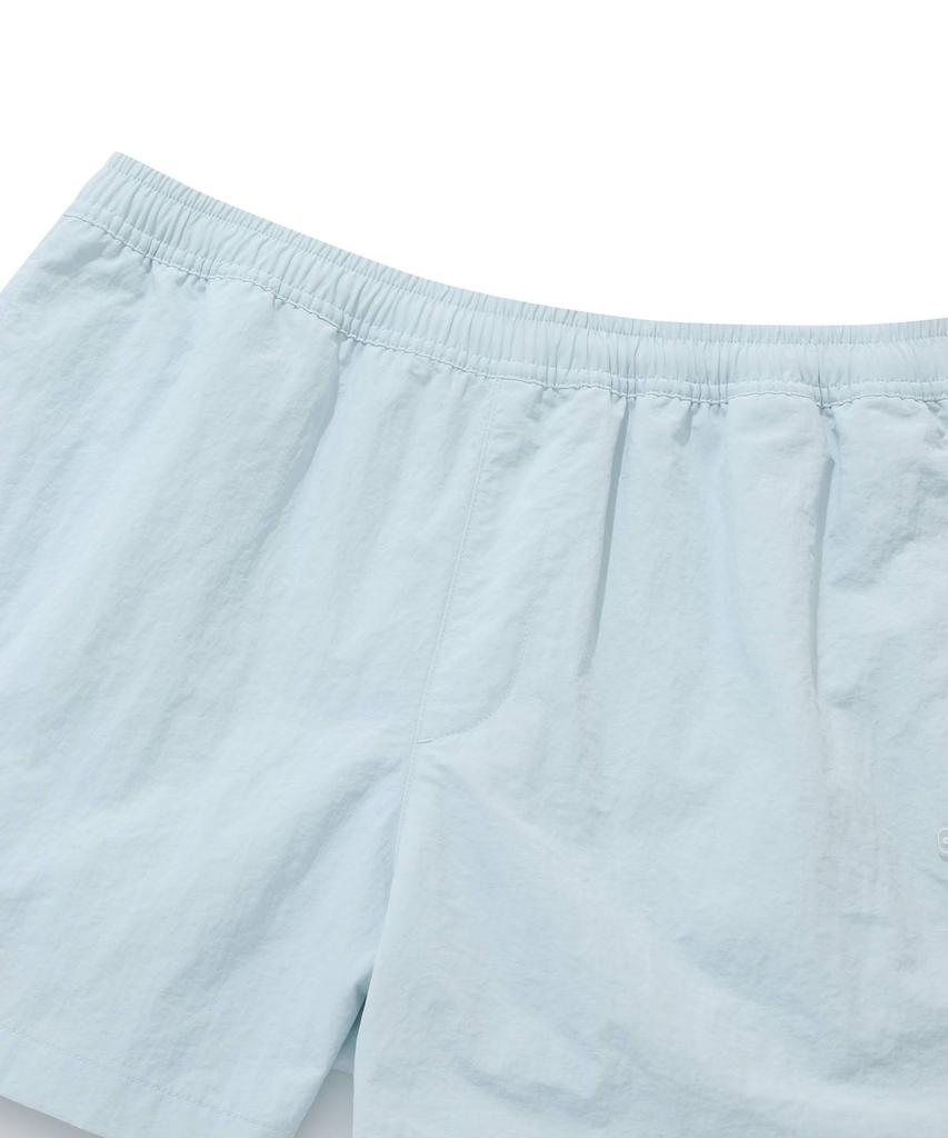COVERNAT WOMAN Sheer Nylon Windbreaker Shorts Light Blue