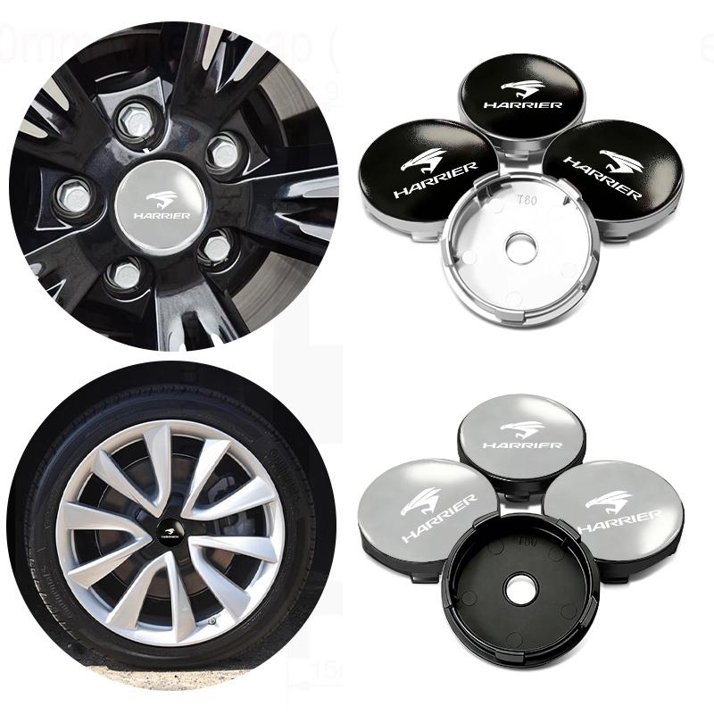 For Toyota 4pcs 56mm 60mm Car Wheel Center Caps Hubcap Cover Highlander Auris Harrier Prius Crown Prado 120 150