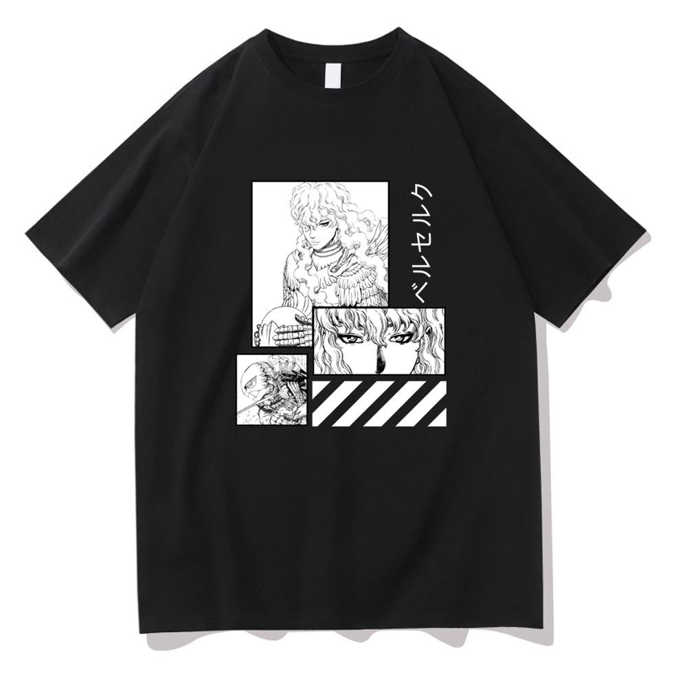 Забавная футболка Berserk Guts унисекс, крутая женская футболка унисекс с графикой Camiseta