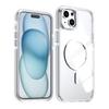 KEYSION Прозрачный магнитный чехол для MagSafe для iPhone 14 15 Pro Max Беспроводная зарядка Ударопрочный чехол для телефона для iPhone 14 15 Plus