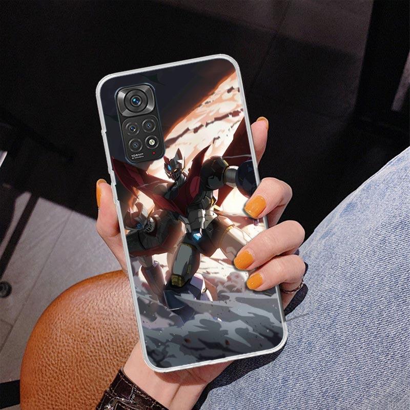 Manga Mazinger Z Anime Phone Case For Xiaomi Redmi Note 15 14 13 12S 12 11 Pro Plus 14S 11S 11E 10 10S 11T 5G Personalized Cover