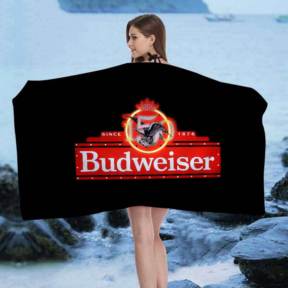 Король Пива B-Budweiser Пляжное Полотенце Цветные Полотенца Для Ванны Для Девочки Микрофибра Быстросохнущее Без Песка Пляж Йога Спа Тренажерный Зал Бассейн