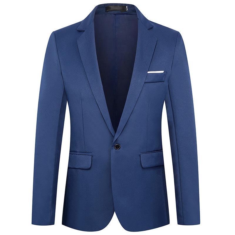 Мужской приталенный пиджак для делового костюма