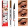 Hellokiss Dual-ended Liquid Eyebrow Pencil With Setting Gel For Perfect Brows