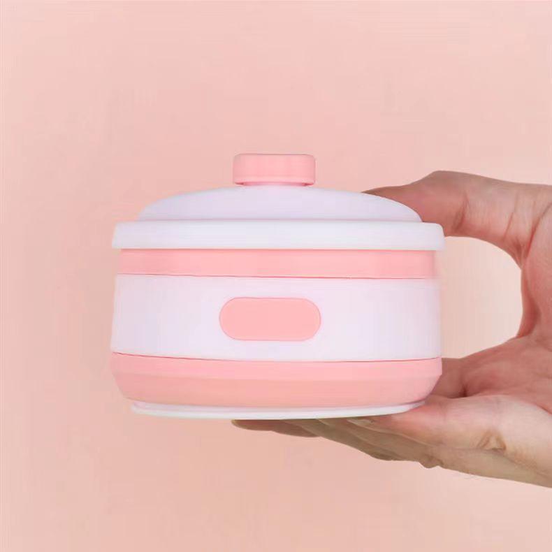 Портативная силиконовая складная чашка для путешествий на открытом воздухе, кофейная чашка, телескопическая чашка с защитой от падения, высокотемпературная чашка для воды