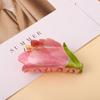 Clip Candy Color Flower Hair Clip Female Hair Accessories Plastic Hair Claw Korean Style Headwear