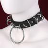 FUNSM Кожаный ошейник BDSM с шипами Женский сексуальный ошейник Комплект для бондажа Фетиш Секс-игрушки для пар