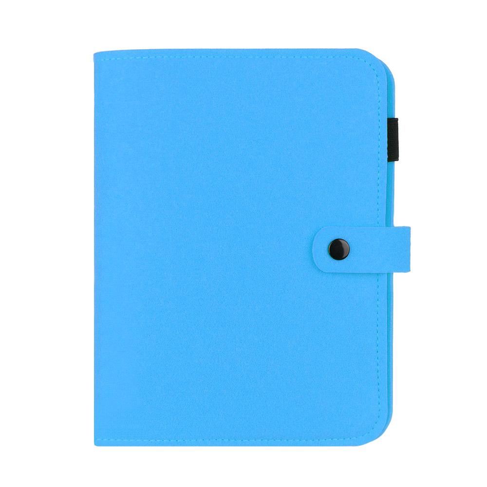 A5 A6 Portable Fashion Office Supplies Stationery Ring Binder Felt Notebook Felt Shell Portable Diary