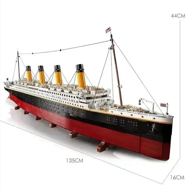 НОВЫЙ 99023 Подходит для 10294 Титаник Большой Круизный Корабль Пароход Строительные Детали Кирпичики Детские Наборы для Творчества Подарки