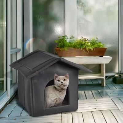 Кошачий домик водонепроницаемый уличный сохраняющий тепло питомец пещера для кошек кровати гнездо забавный складной и моющийся для котят щенков товары для домашних животных