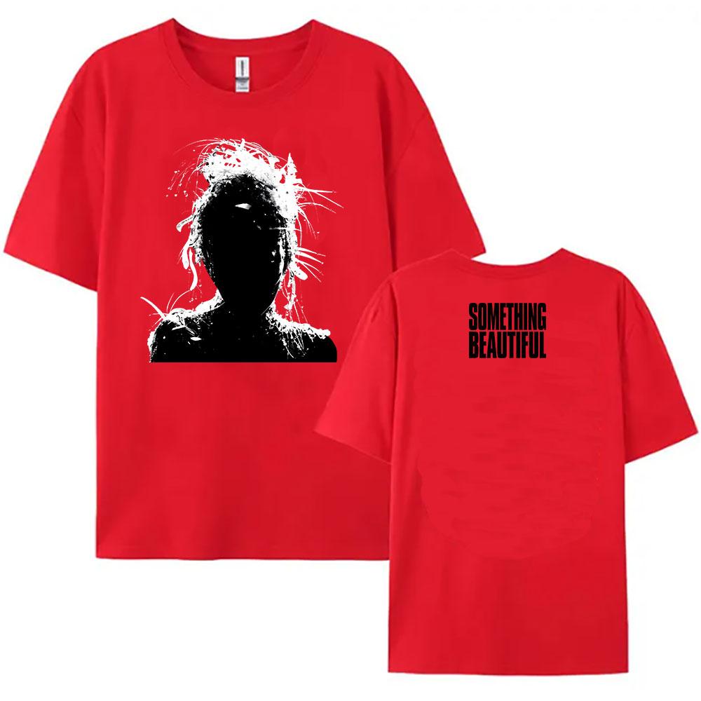 Y2K Algo Lindo álbum 2025 Novas Camisetas Miley Cyrus Fim Do Mundo Camiseta Unissex Streetwear algodão Unisexga Curta Camiseta Femi