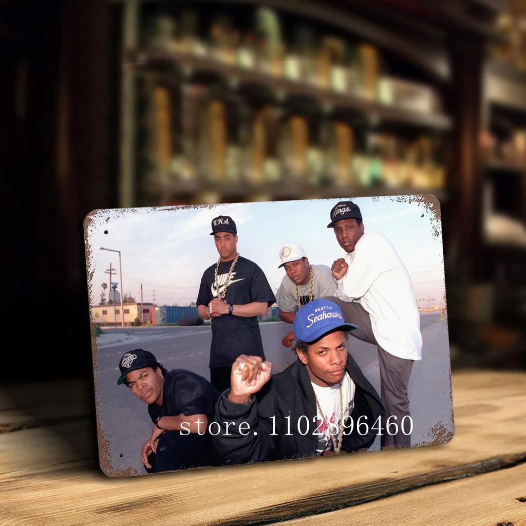 Nwa Металлические таблички и знаки настенный декор Винтажные жестяные таблички Капитан Металлический постер Декор для бара паба клуба Настенное украшение