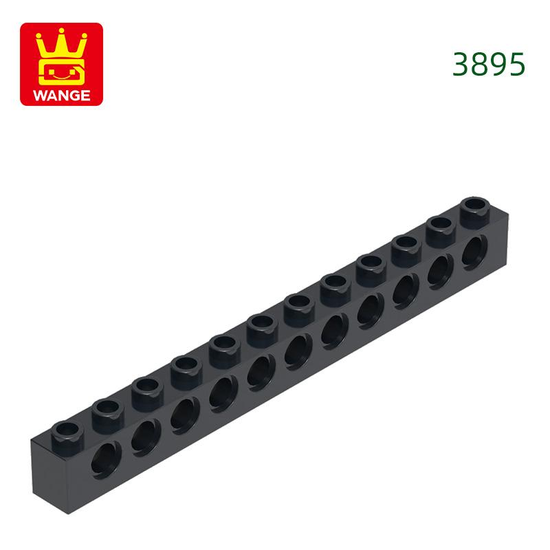 Non-Toxic 23Pcs/Lot No.3895 11 X 12 Holes Holes Long Beam Model Block Moc Color Accessories Compatible With Brick Diy Children Toys