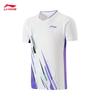 Li-Ning Унисекс Бадминтонная Соревновательная Футболка с Коротким Рукавом AAYW057