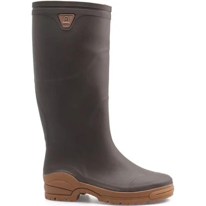 Rouchette Optimum garden boots anti-slip brown
