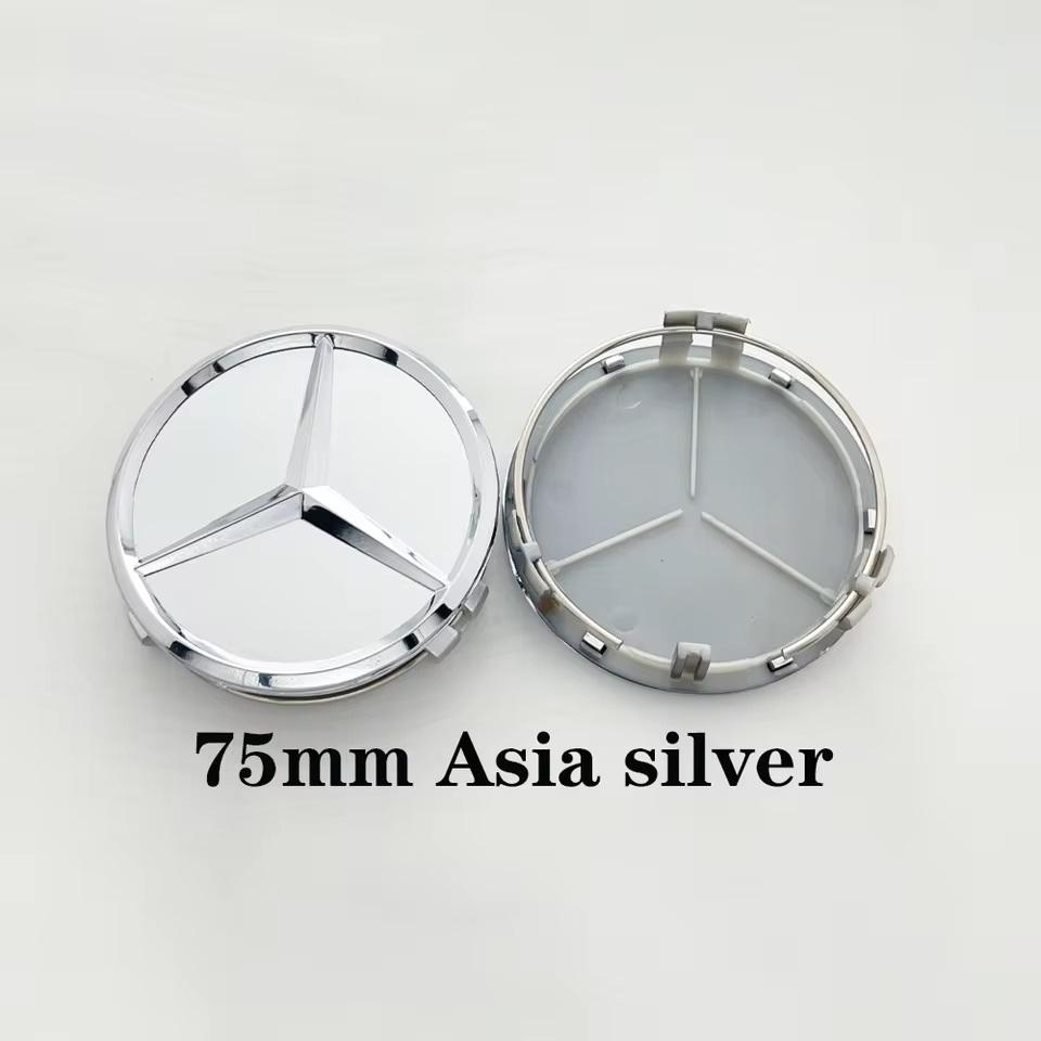 2025 Hot For Benz 4pcs Automotive Wheel Hub Center Cover Badge Modification Accessories Suitable for Mercedes Benz A C GLC GLA W
