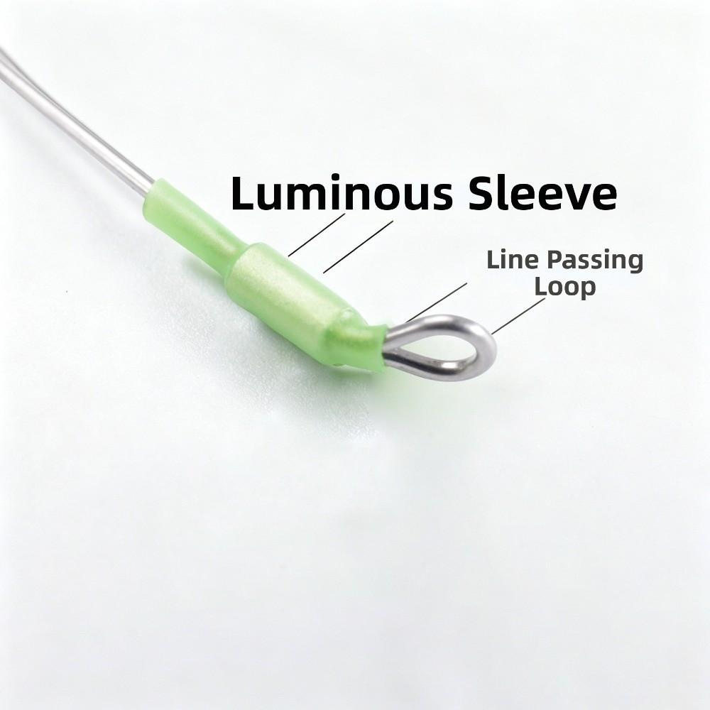 2pcs 2Pcs Set Anti Tangle Boom Sleeves Luminous Glow Luminous Fishing Tackle Saltwater Fishing
