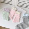Stacked socks children's bud medium tube women's socks bow cute small white leather shoes medium long socks