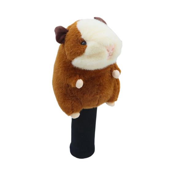 Плюшевый чехол на голову гольф-клуба капибара, мягкая игрушка, кукла, чехол-протектор для головы гольф-дерева, драйвера, аксессуары для гольфа, подарок для гольфиста, мужчины, женщины