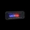 USB-C Rechargeable Tricolor LED Tail Light for Bicycles - Red and Blue Warning, Clip-On for Night Riding or Running