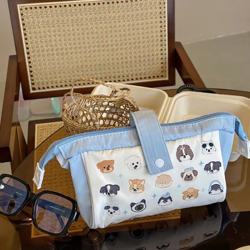 1 шт. Kawaii Puppy Series Pencil Case для девочек-студенток, креативная мультяшная сумка для карандашей с изображением собаки, вместительная сумка для канцелярских принадлежностей