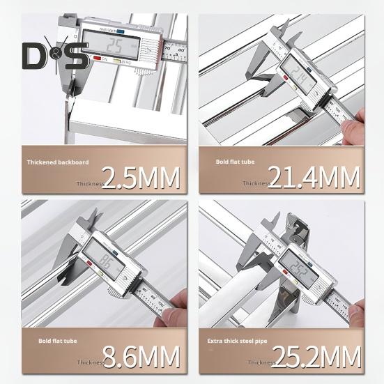 Wall-Mounted Drying Rack Rustproof Corrosion Resistant Expandable Retractable Easy Installation Bathroom Laundry Rack