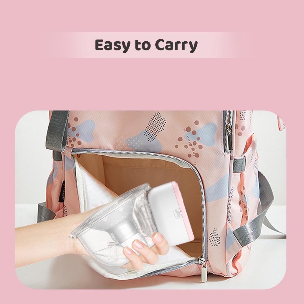 Переносной молокоотсос Электрический молокоотсос без помощи рук для грудного вскармливания 4 режима 12 Низкий уровень всасывания