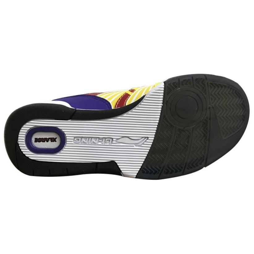 XLARGE x Li Ning 937 Нескользящие Устойчивые к истиранию Высокие Баскетбольные Кроссовки Мужские Желтые AGBN075-10