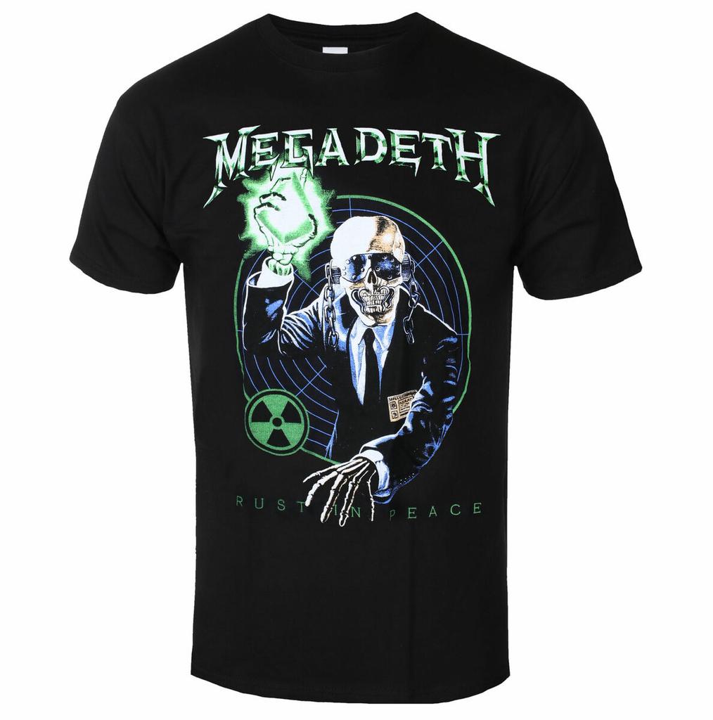 Yk Megadeth Graphic Cotton Tshirt Unisex Summer Short Sleeve Fashion Brand Tee Luxury Casual Vintage Tees
