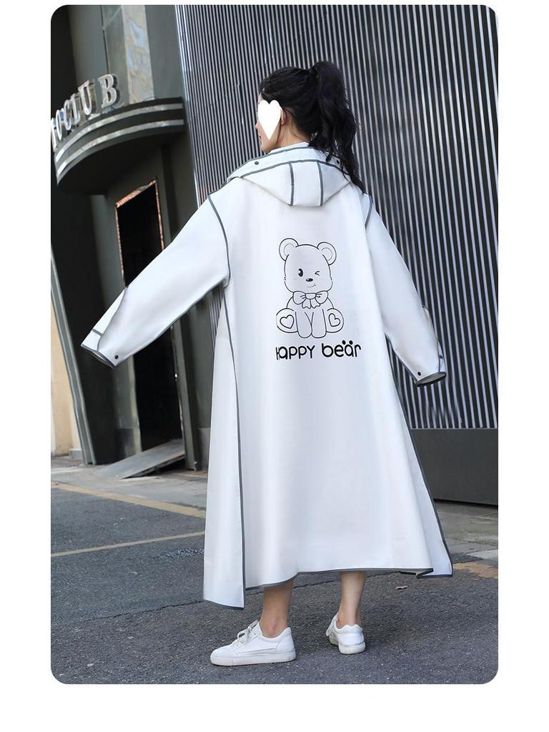 Полный водонепроницаемый пончо для взрослых - Унисекс дождевик для езды на электромобиле или велосипеде