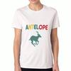 Antelope Unisex's Cotton T Shirt, Premium Cotton Graphic Tee, Durable And Comfortable, Running Antelope Illustration Print, Casual And Stylish T Shirt