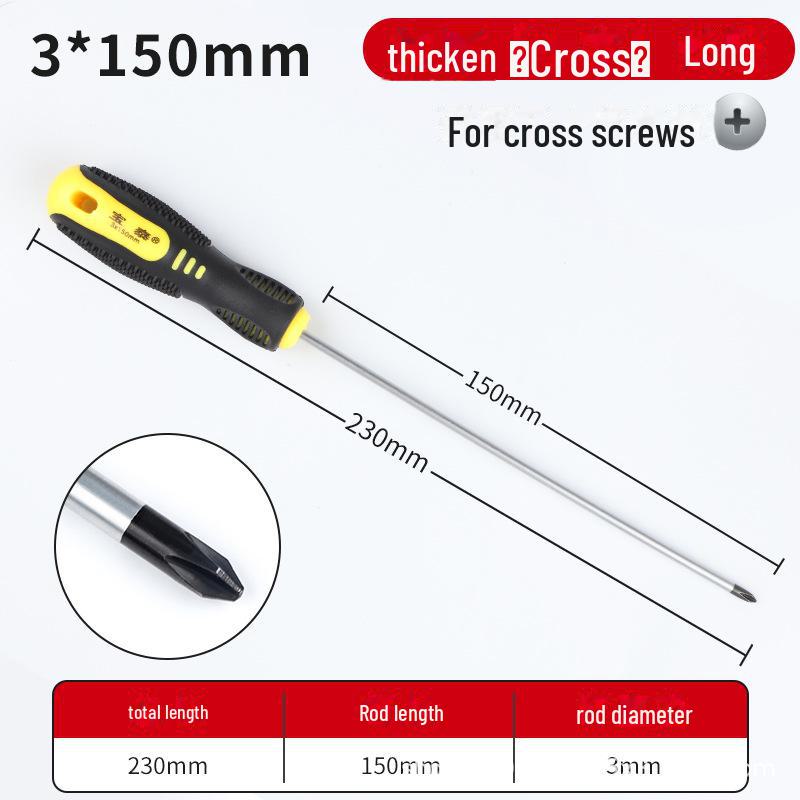 Industrial-Grade Magnetic Multifunction Screwdriver for Household Repairs